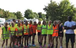 Les filles en stage à Lann Hoëdic