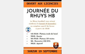 Journée du Rhuys HB le 19 septembre