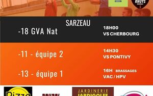 Les matchs de Rhuys HB du 03 octobre