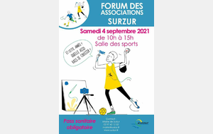 Forum des Associations samedi 04 septembre à Surzur