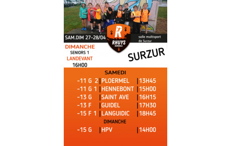 Les matchs du WE