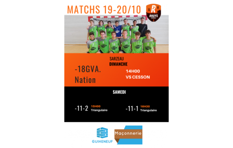 Matchs du WE