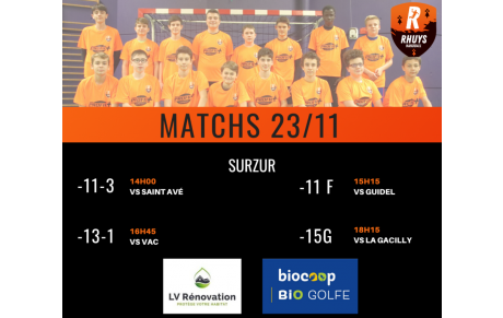 Matchs du WE