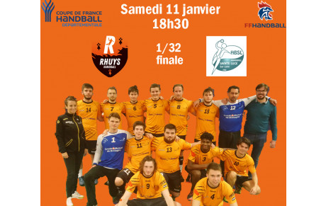 SENIORS : PLUS Q'UNE EQUIPE MORBIHANNAISE EN CDF DEPARTEMENTALE: RHUYS HB !!!