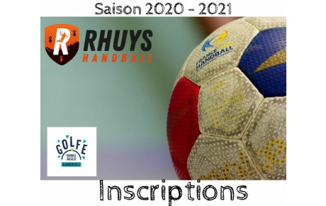 Inscriptions 2020-2021