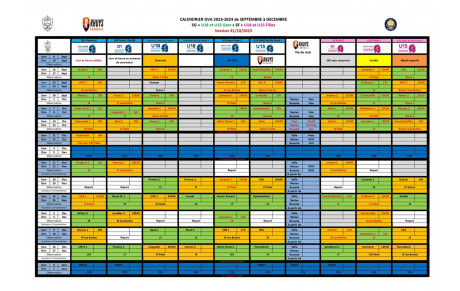 Calendriers Rhuys 2ème phase